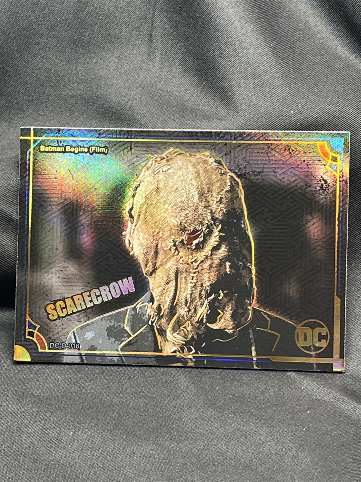 🔥2022 DCEU Trading Card - DC-D-016 🔥 SCARECROW 🔥 Batman Begins (film)