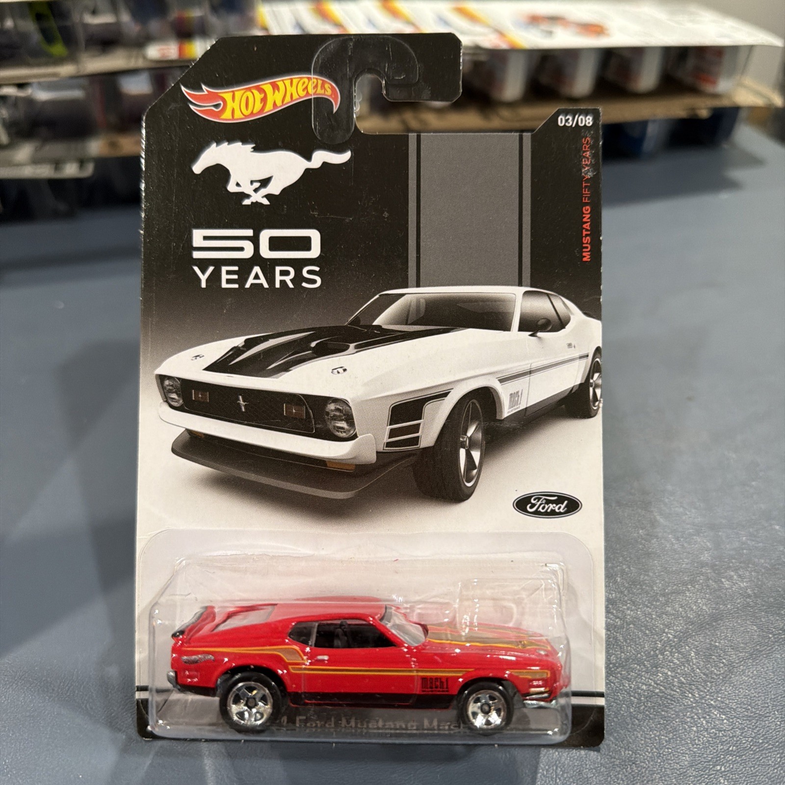 HOT WHEELS FORD 50 YEARS 3/8 1971 FORD MUSTANG MACH 1