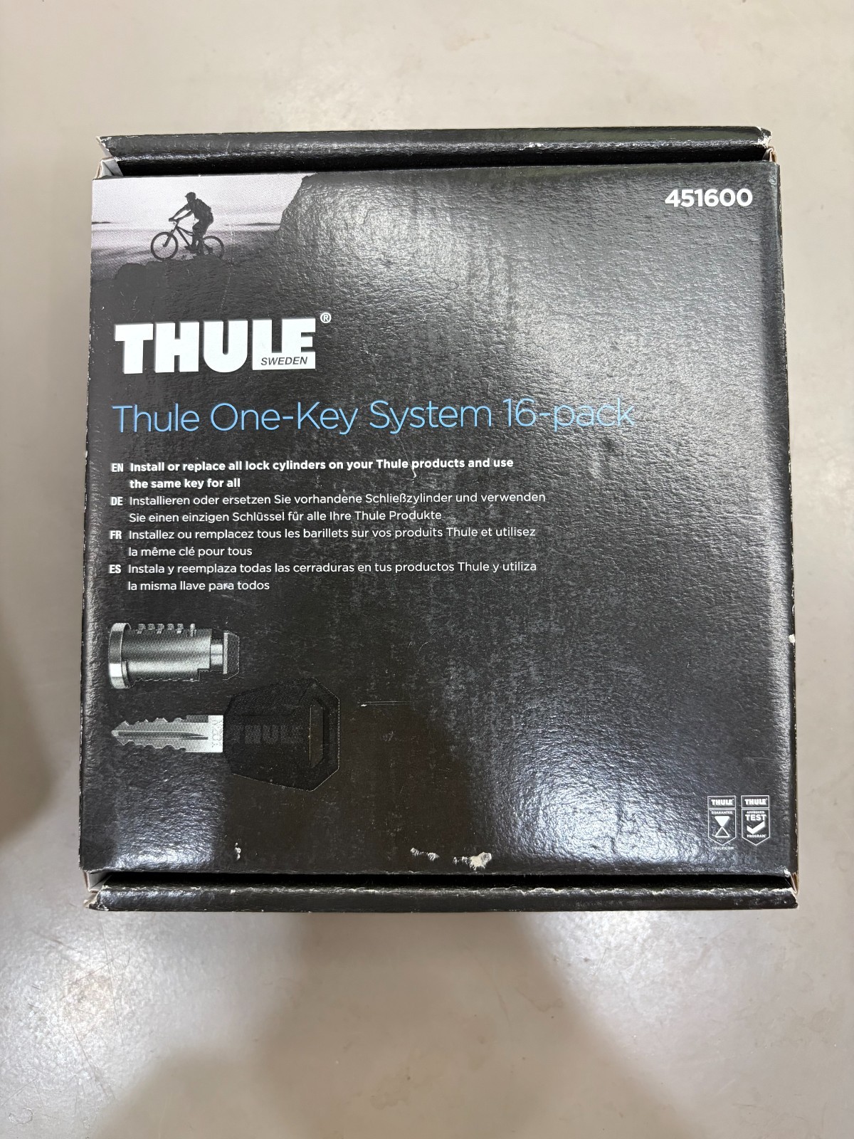 Thule One-Key System 16-Pack Metal Lock Set (Model: 451600)