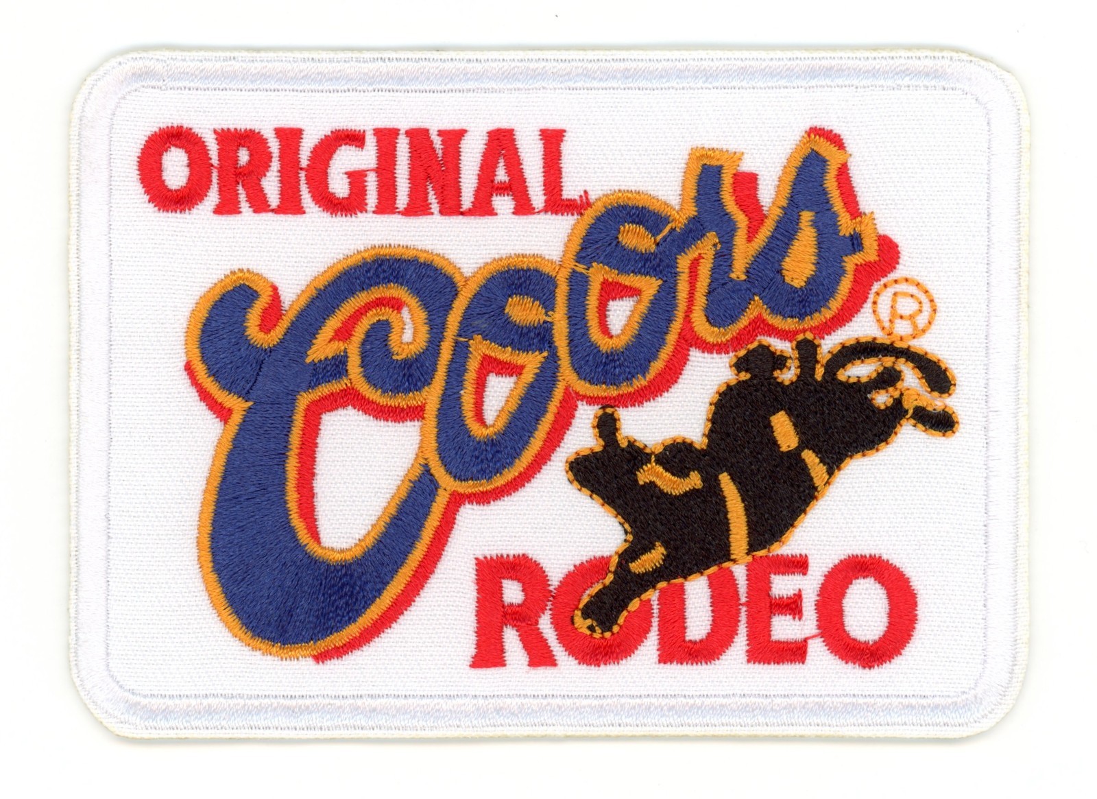 Coors Beer Rodeo Patch Iron On Sew On Vintage Cowboy Western Bull Riding Badge Coors Beer Rodeo Patch Iron On Sew On Vintage Cowboy Western Bull Riding Badge