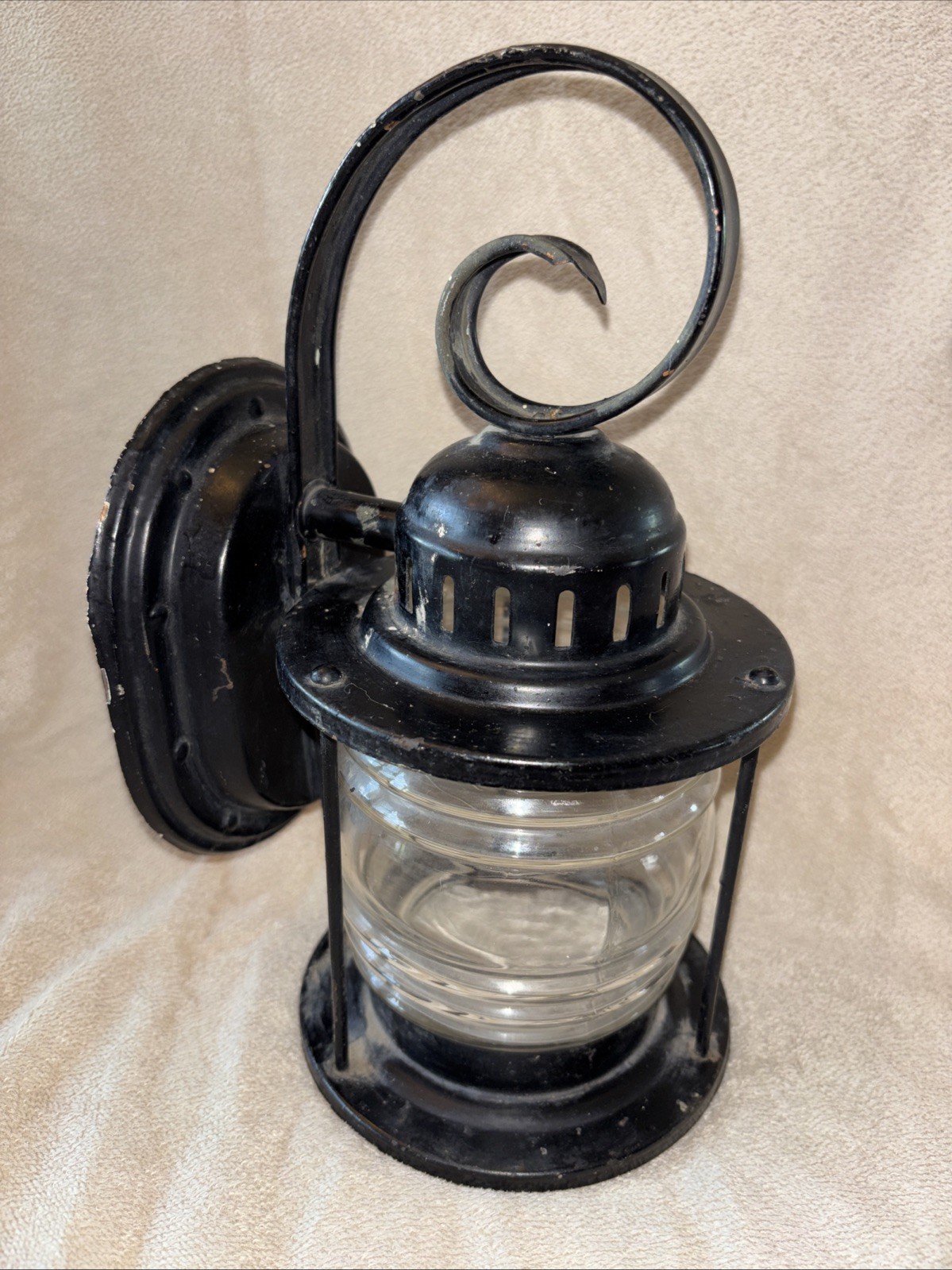 1930’s Lincoln Mfg Art Deco Storybook Style Outdoor Porch Lantern LOC BB 1930’s Lincoln Mfg Art Deco Storybook Style Outdoor Porch Lantern LOC BB