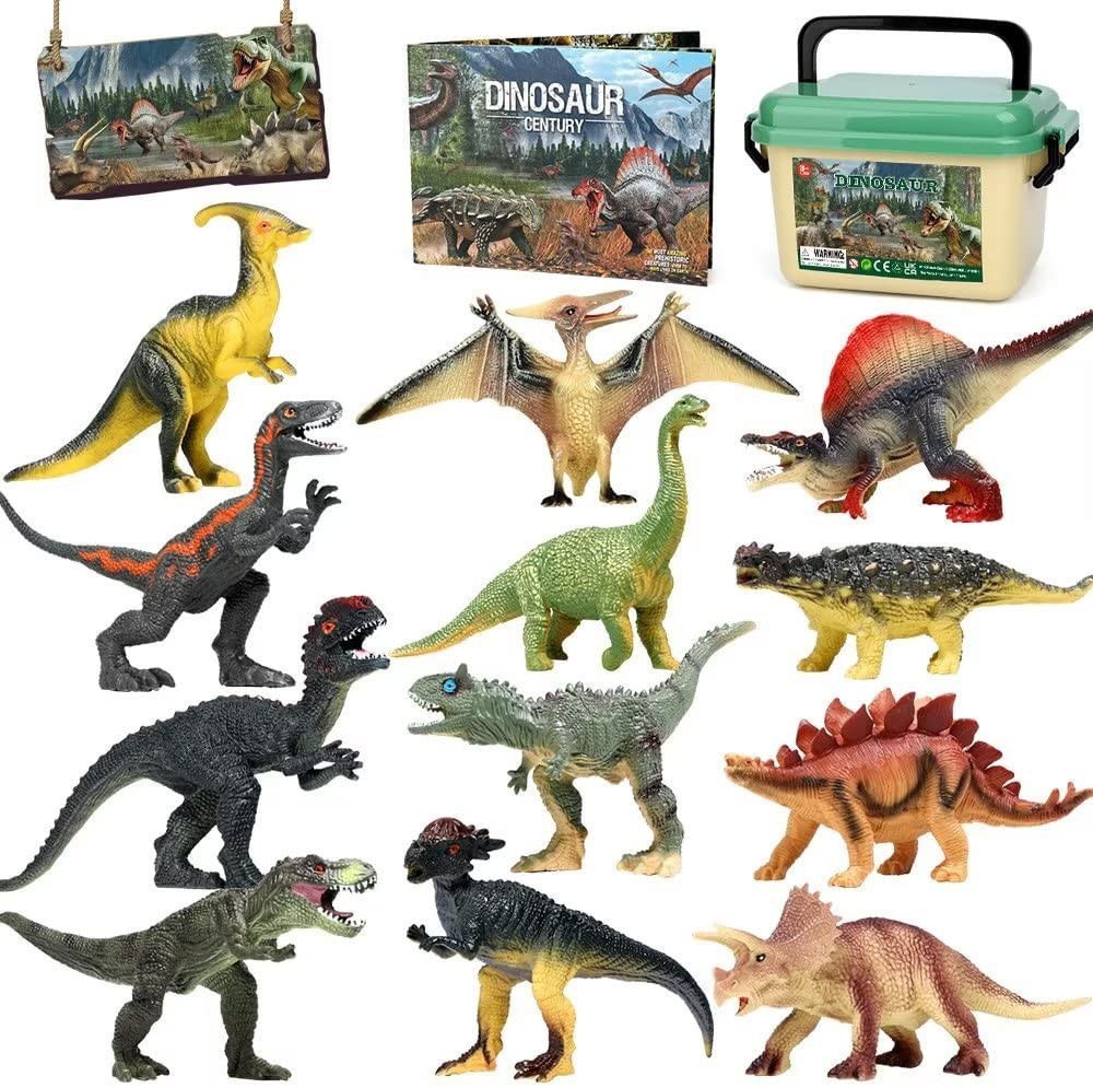 Large Realistic Dinosaur Toys Animal Action Figure Toys Play Set for Children Large Realistic Dinosaur Toys Animal Action Figure Toys Play Set for Children