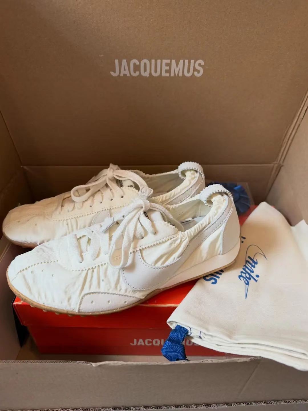 Women's | Nike x Jacquemus Moon Shoe White Cream Casual Shoes | HV8547-002