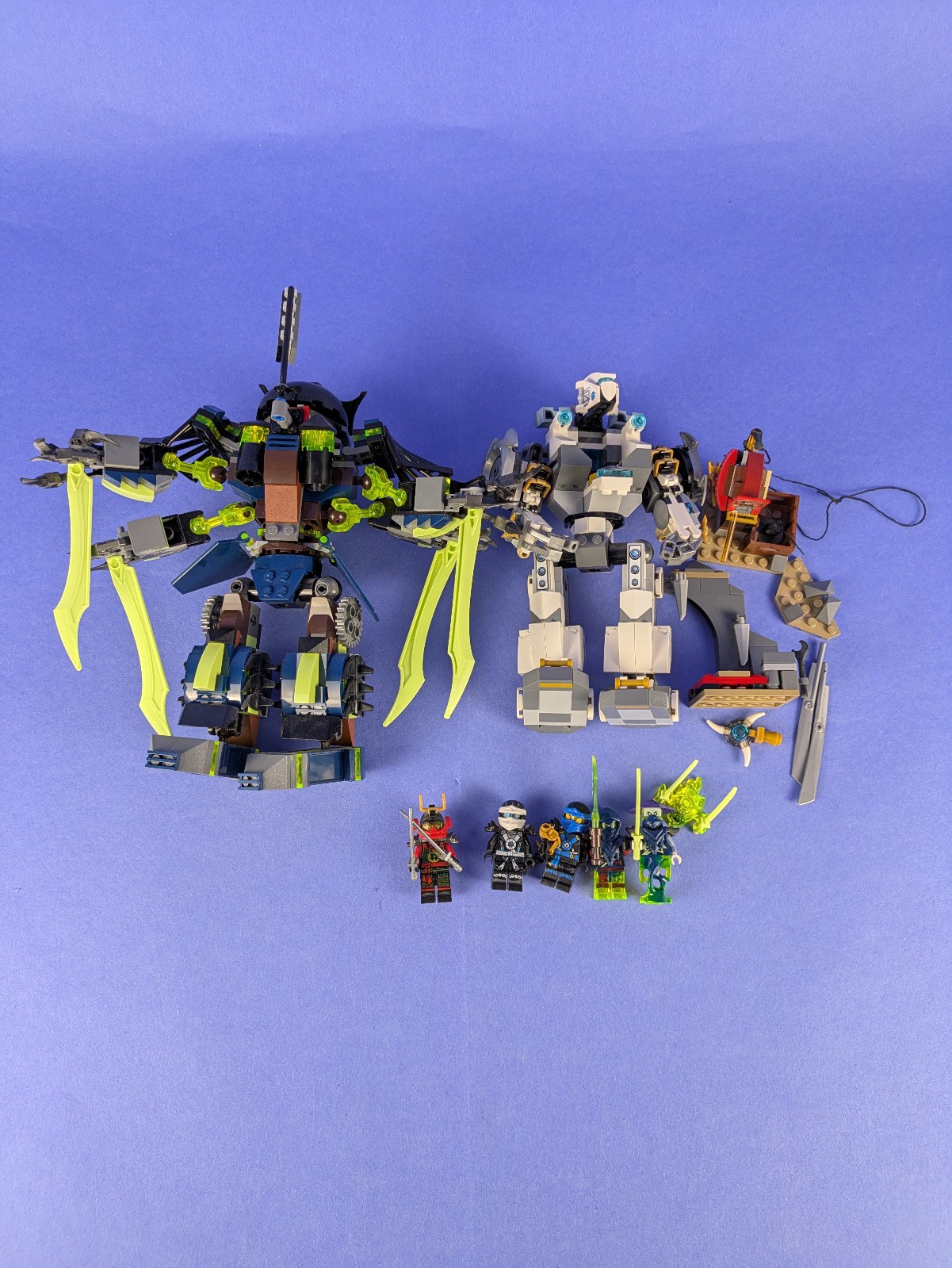 LEGO NINJAGO Titan Mech Battle 70737 Incomplete Set Pre-Owned LEGO NINJAGO Titan Mech Battle 70737 Incomplete Set Pre-Owned