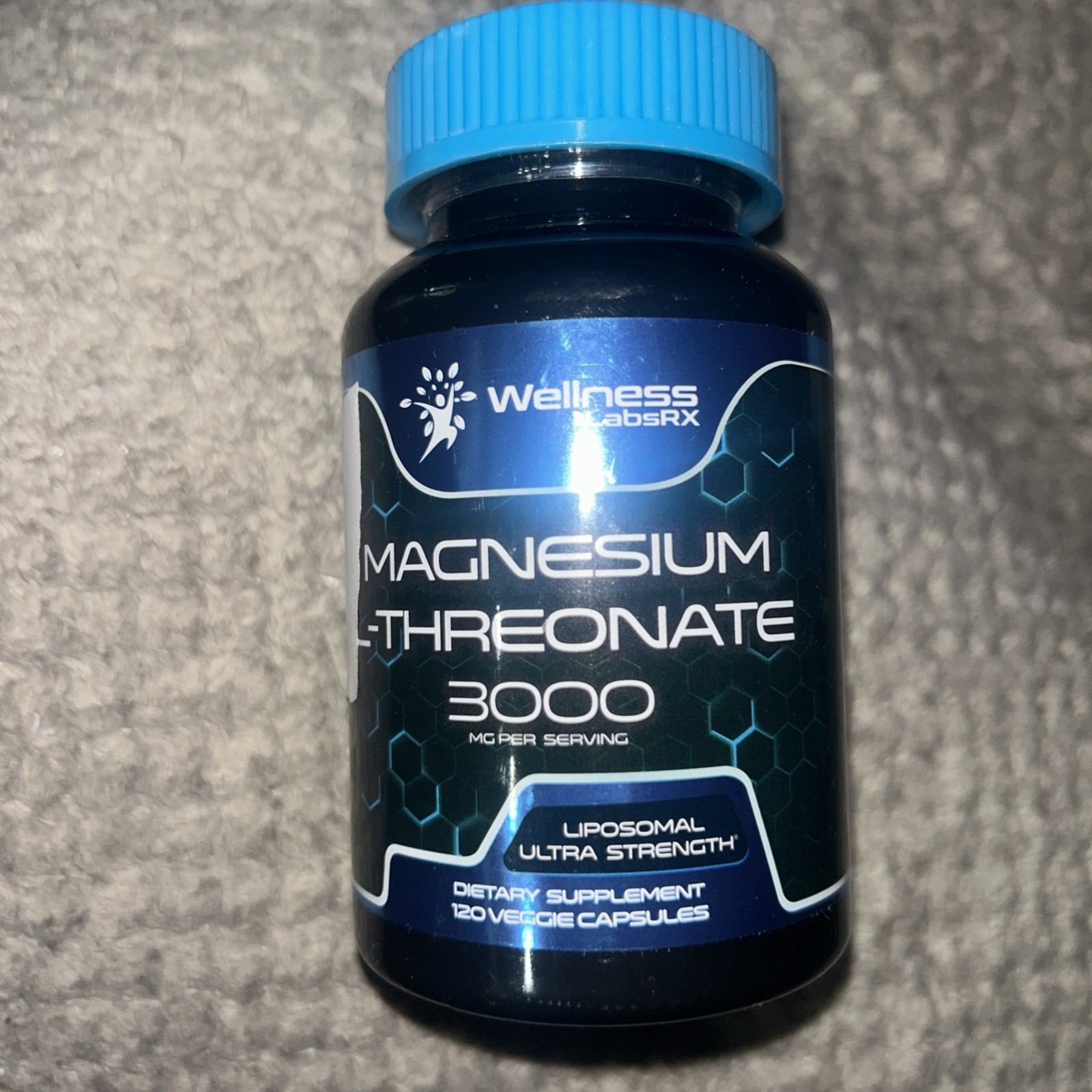 Wellness LabsRX Magnesium L-Threonate 3000 - Focus - 120 ct