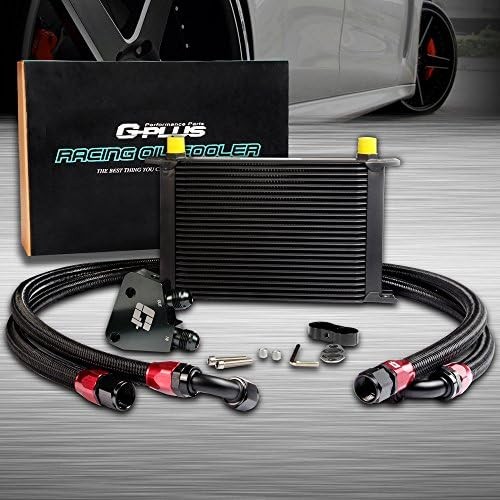 Transmission Oil Cooler Kit Sandwich Plate AN10 10AN 25 Row for GM LS1 LS2 LS3
