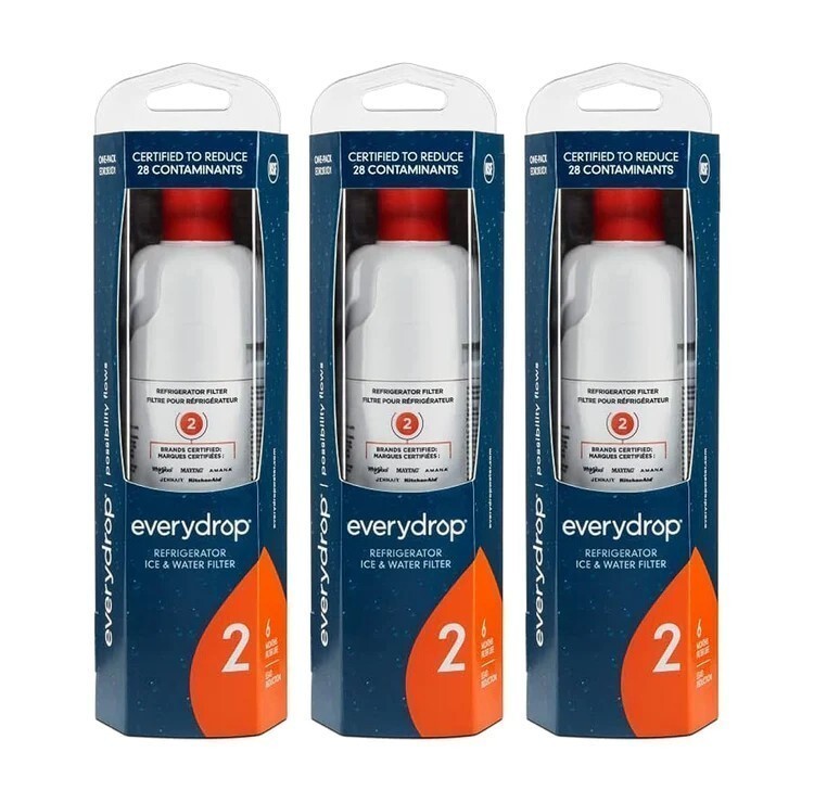 3 PACK ΕDR2RXD1 Refrigerator Wate Filter 3 Replacement New 