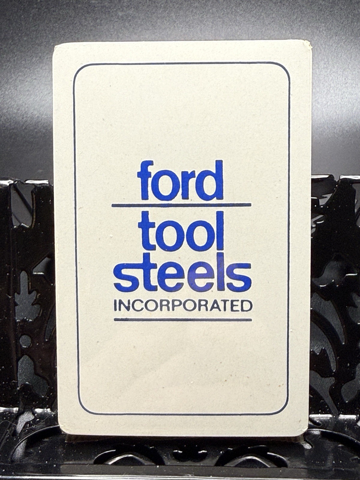 Vintage Ford Tool Steels Playing Cards Deck Sealed Advertising Promo Mid Century Vintage Ford Tool Steels Playing Cards Deck Sealed Advertising Promo Mid Century