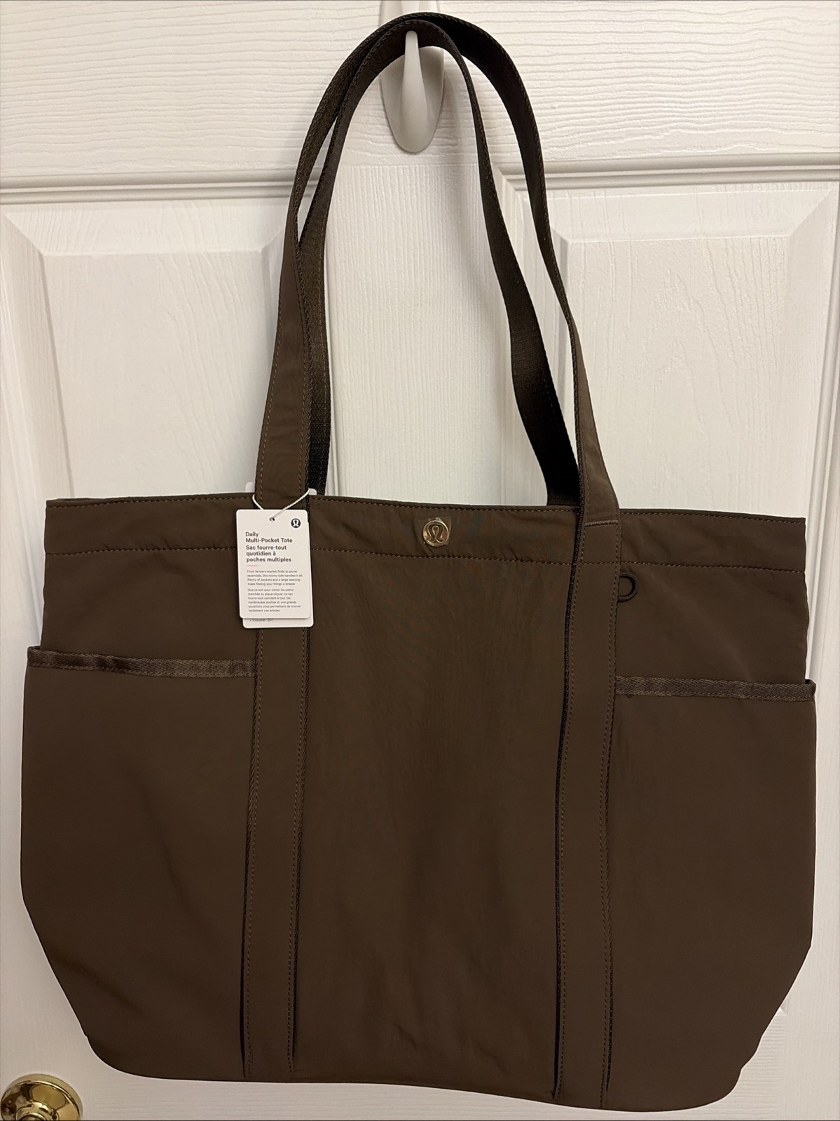 Lululemon Daily Multi-Pocket Tote Bag 20L- Walnut Crunch NEW Lululemon Daily Multi-Pocket Tote Bag 20L- Walnut Crunch NEW
