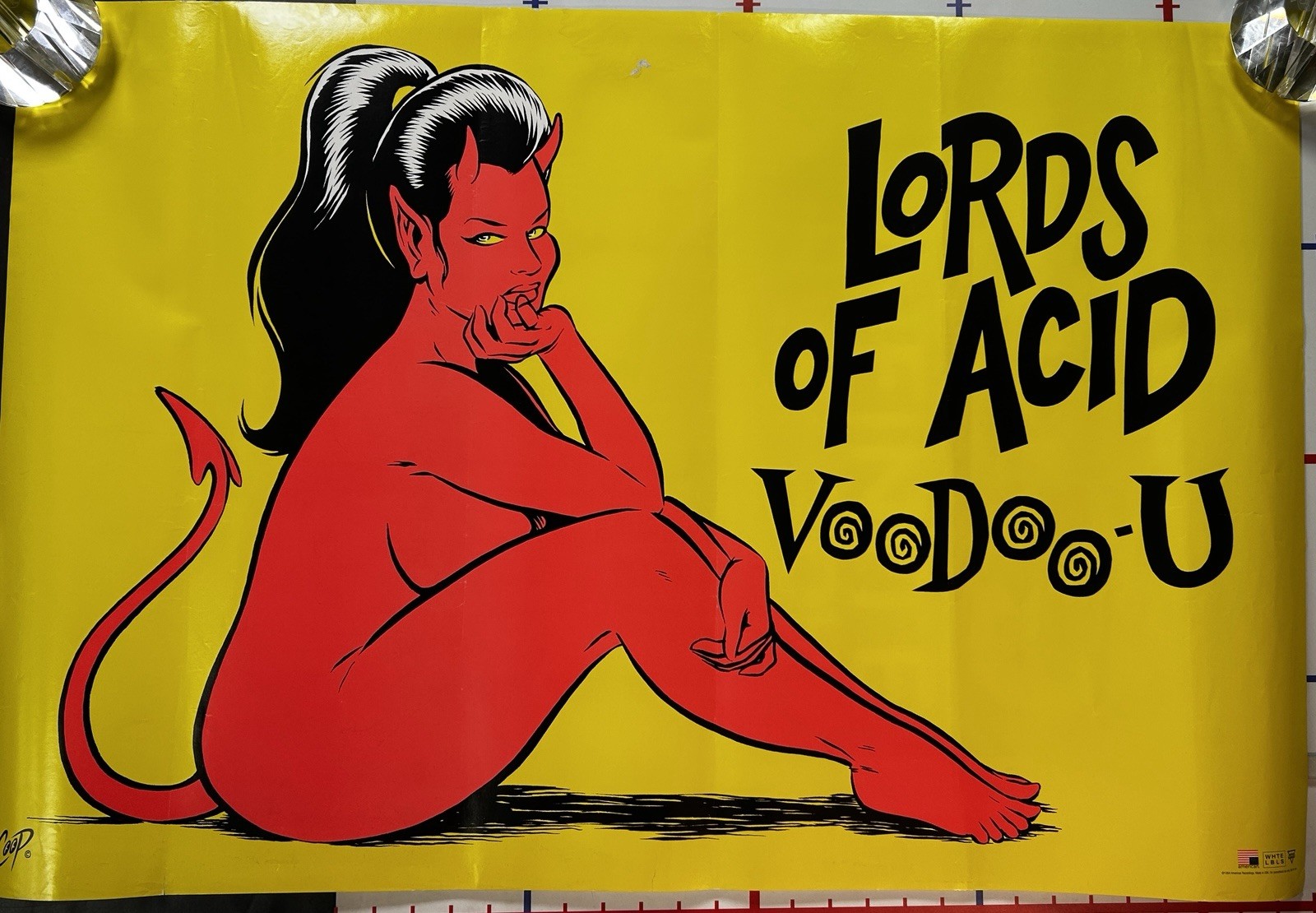 Lords of Acid Voodoo-U 36x24 Promo Poster featuring Coop Devil Girl