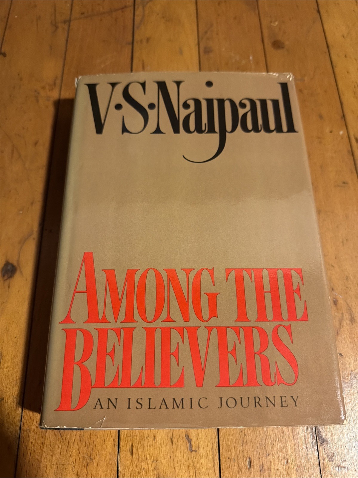 V. S.  Naipaul AMONG THE BELIEVERS An Islamic Journey 1st Edition 1st Printing