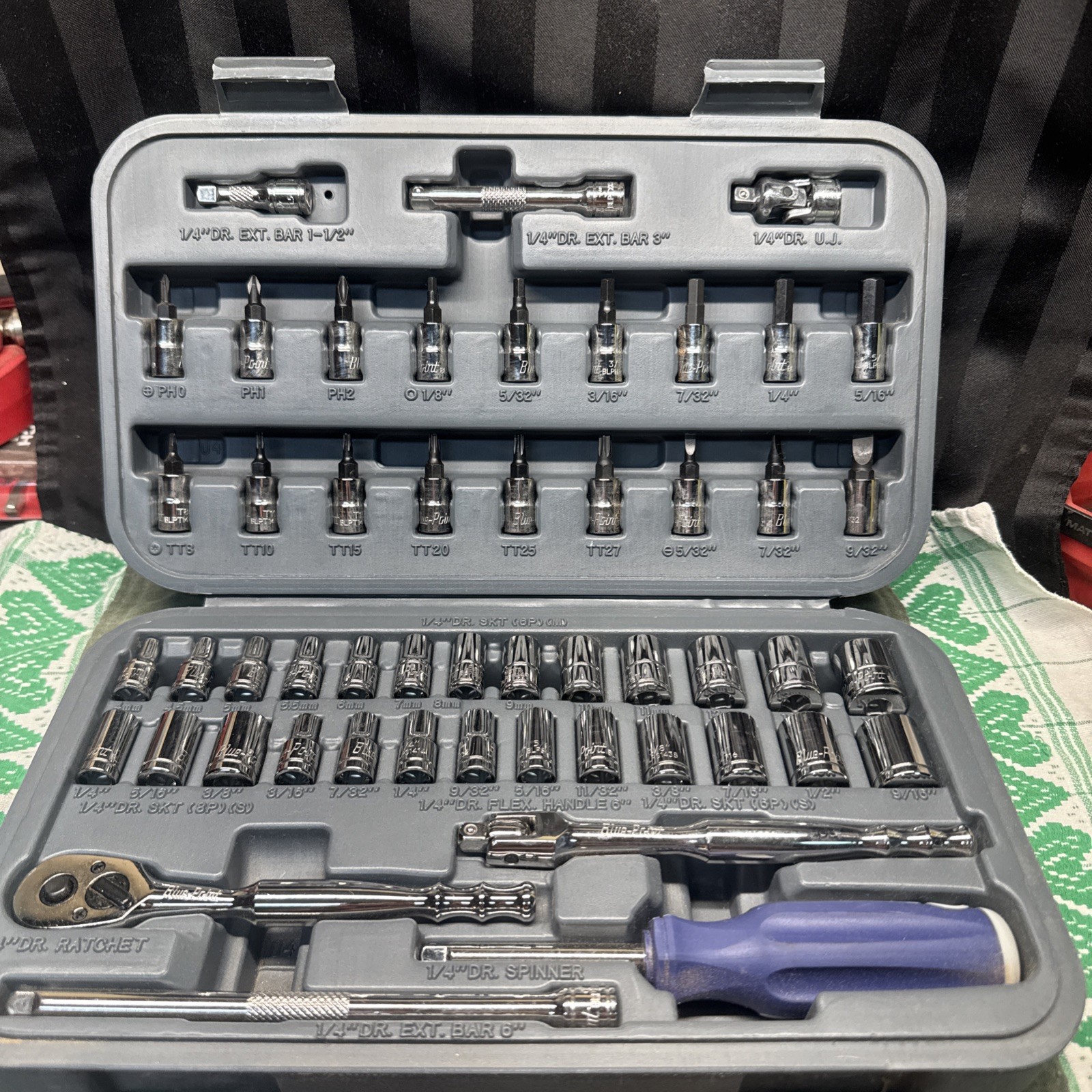 Blue Point 51pc 1/4” Drive General Service Set BLPGSS1451A