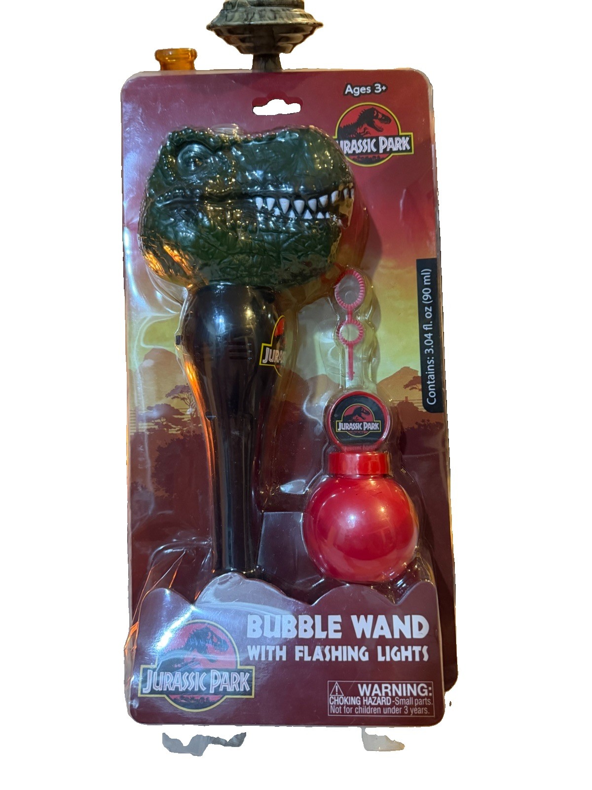 Universal Studio Jurassic Park T.Rex Bubble Wand New Old Stock Universal Studio Jurassic Park T.Rex Bubble Wand New Old Stock