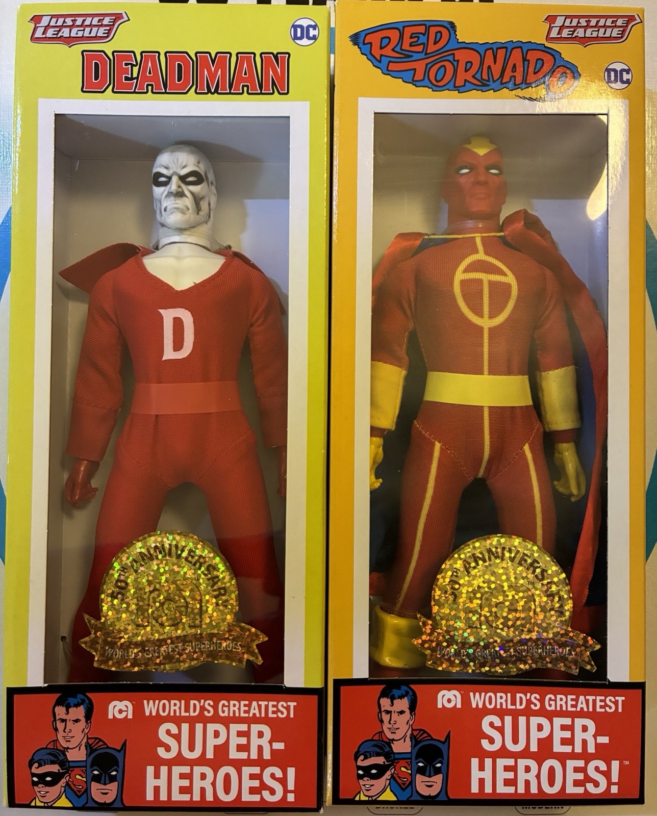 DC Justice League DEADMAN & RED TORNADO World’s Greatest Super-Heroes 8” Retro DC Justice League DEADMAN & RED TORNADO World’s Greatest Super-Heroes 8” Retro