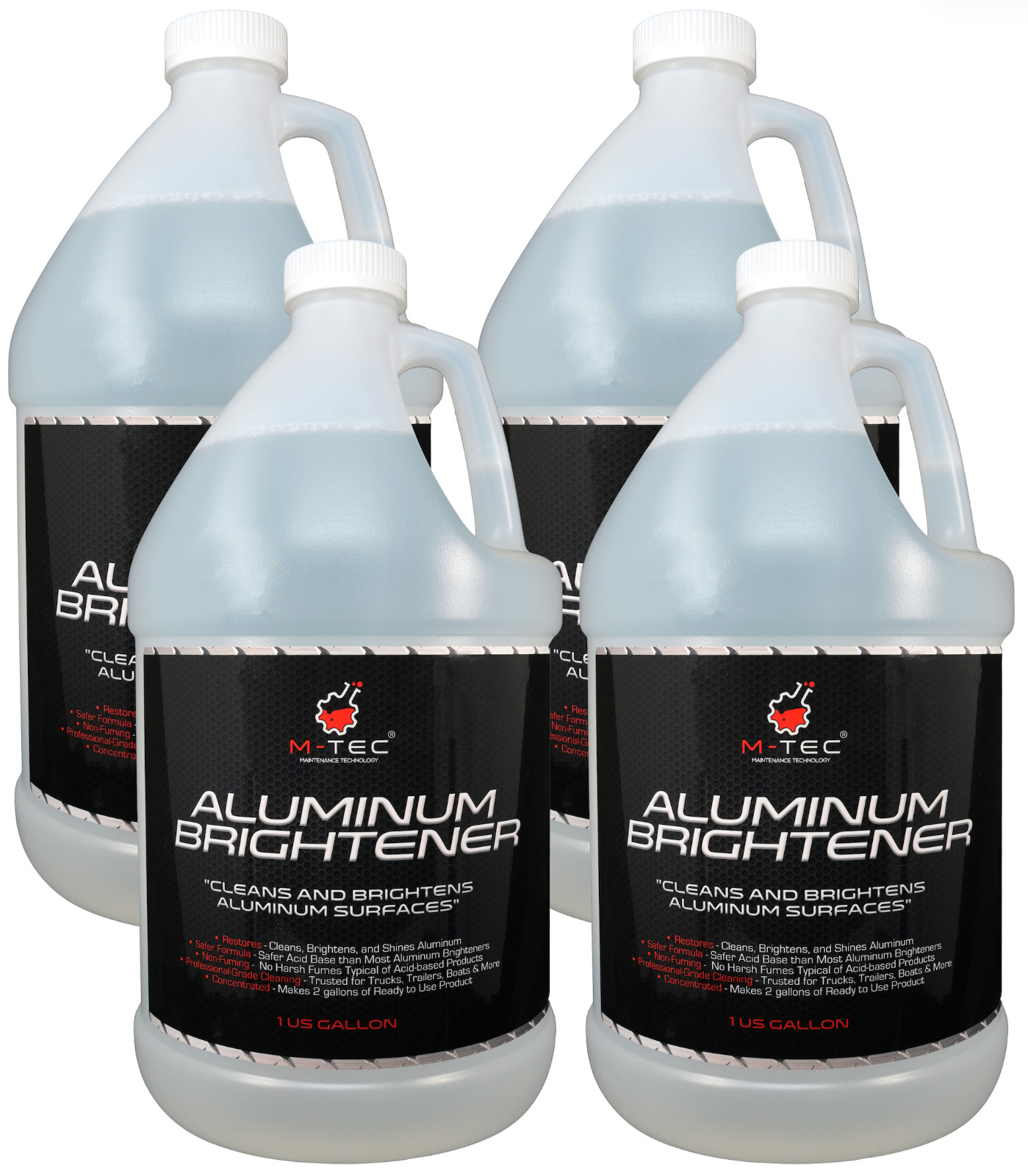 M-Tec Aluminum Brightener Concentrate, Heavy-Duty Aluminum Cleaner - 1 Gallon M-Tec Aluminum Brightener Concentrate, Heavy-Duty Aluminum Cleaner - 1 Gallon