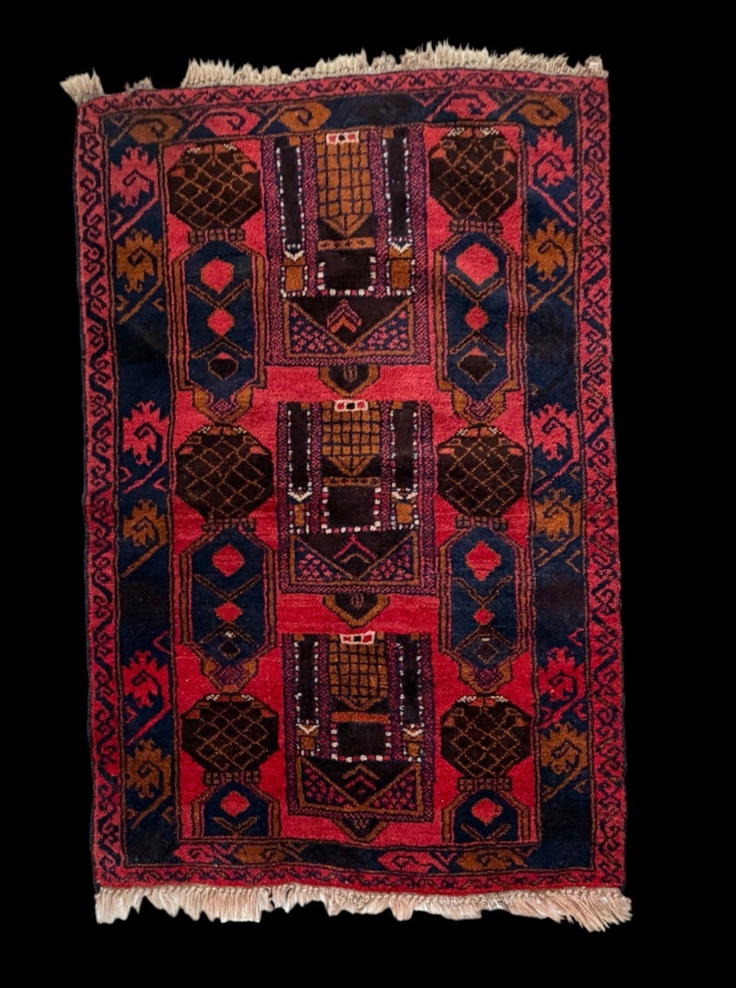 Vintage Afghan Baluchi Rug 47\