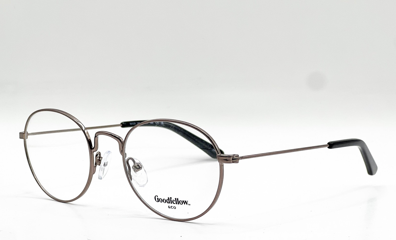 NEW GOODFELLOW & CO GO 1017 2085 GUNMETAL AUTHENTIC EYEGLASSES 50-20