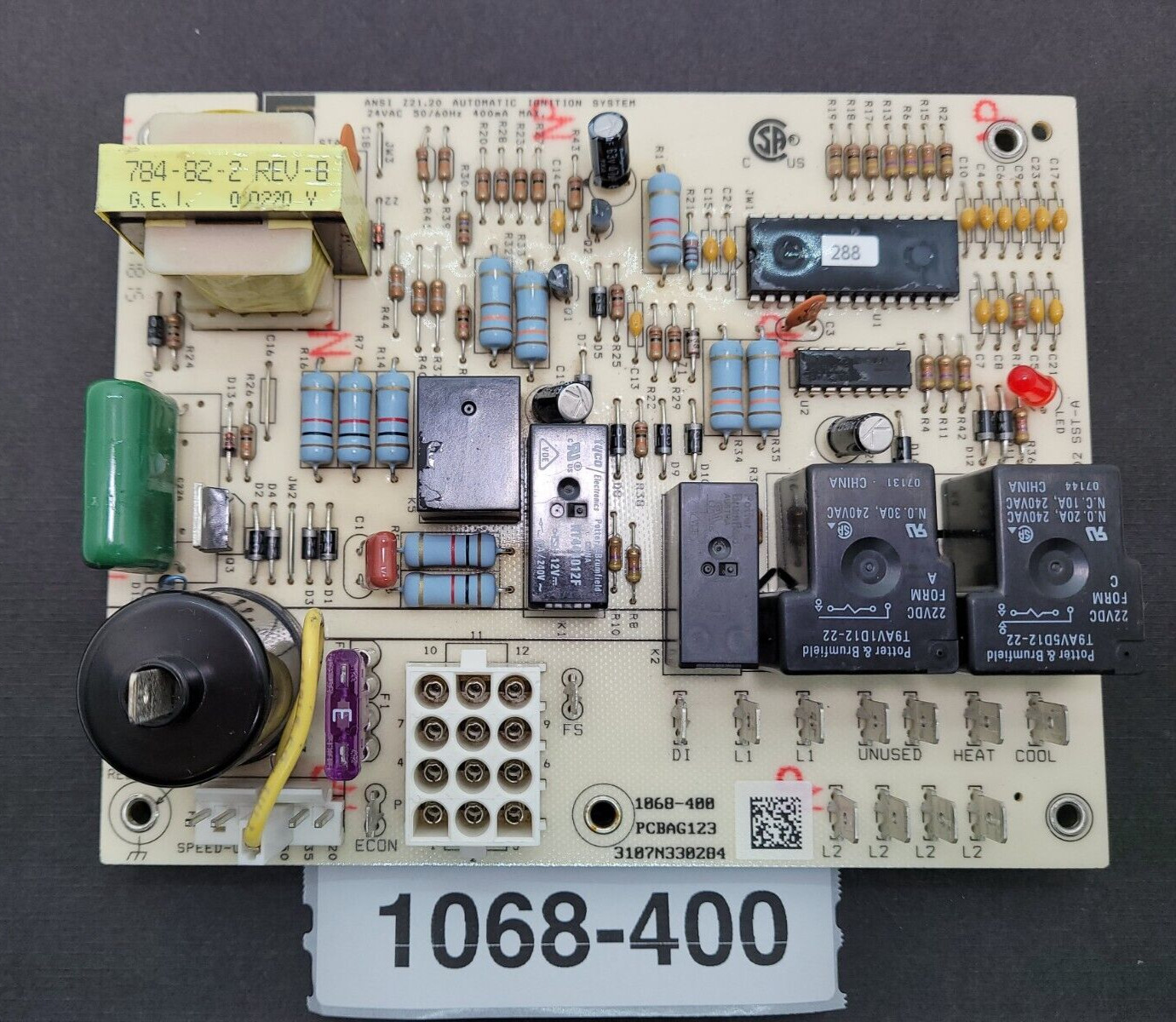 Honeywell Goodman Amana 1068-400 Control Circuit Board B18099-18 Honeywell Goodman Amana 1068-400 Control Circuit Board B18099-18
