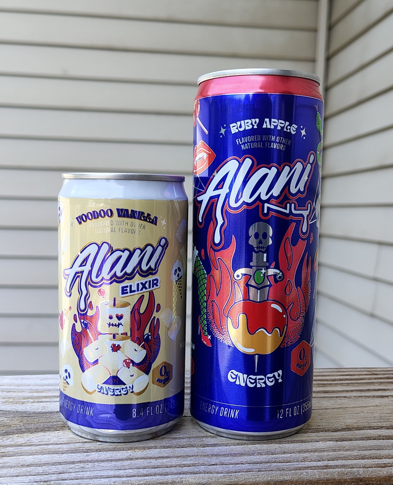 Alani Nu Ruby Apple and Voodoo Vanilla (1 can of each) Alani Nu Ruby Apple and Voodoo Vanilla (1 can of each)
