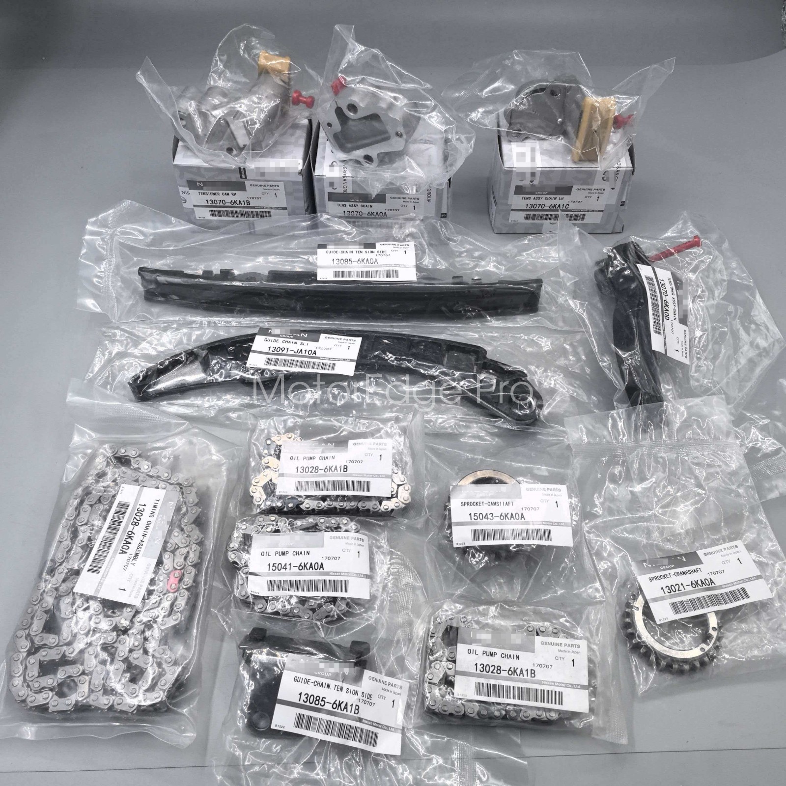 NEW 13PCS Timing Chain Kit for 2017-2024 Nissan Pathfinder 3.5L V6 VQ35DD