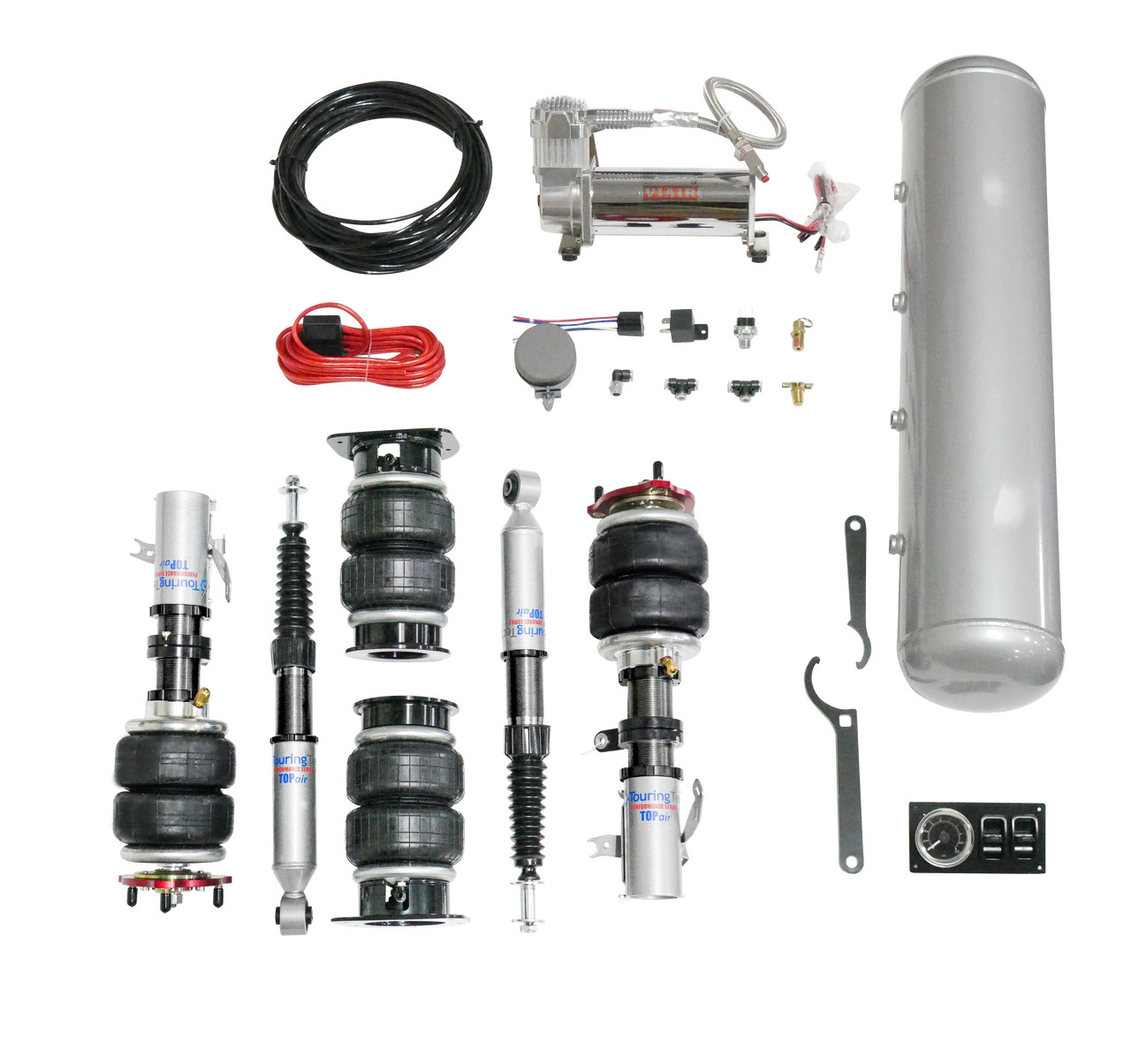 TOPair Air Struts Bag Suspension w/ VITAL Management for 99-08 Pilot / Odyssey TOPair Air Struts Bag Suspension w/ VITAL Management for 99-08 Pilot / Odyssey