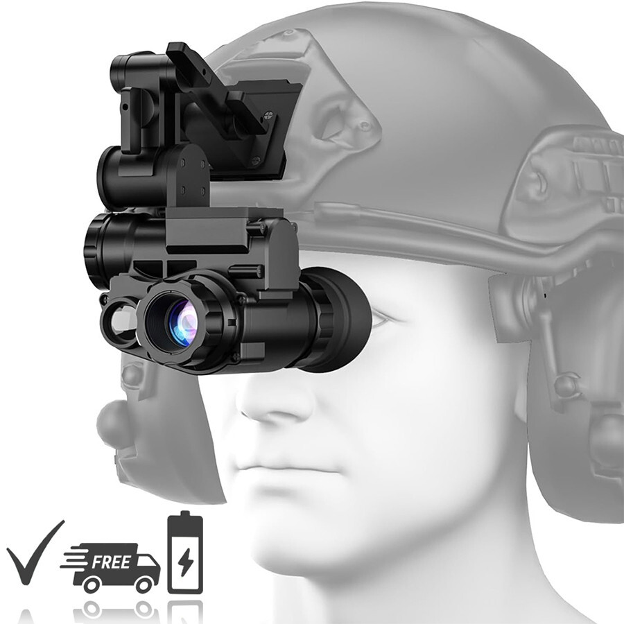 NVG-10 1x Optical / 1x-3x Digital Zoom Wide View Infrared Night Vision Monocular