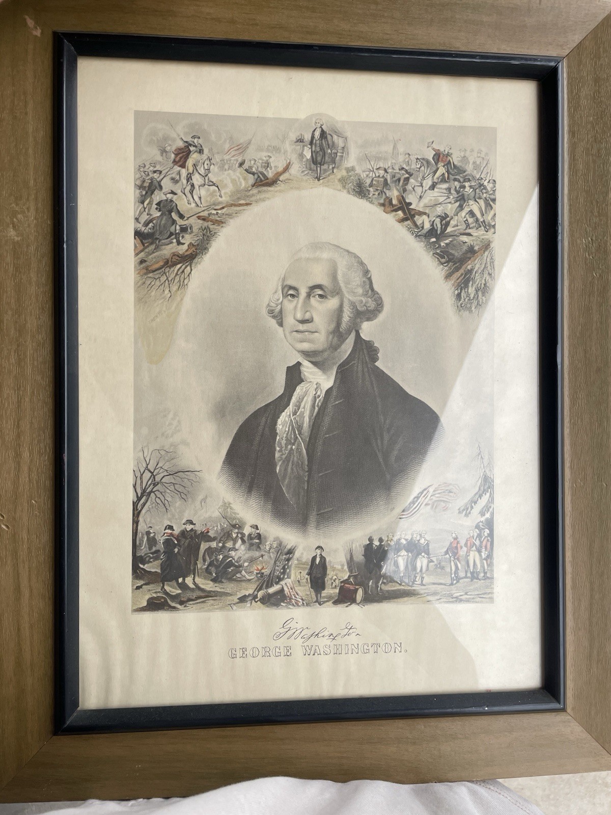 Antique 1866 Engraving of George Washington by J.C. Buttre – Framed Antique 1866 Engraving of George Washington by J.C. Buttre – Framed