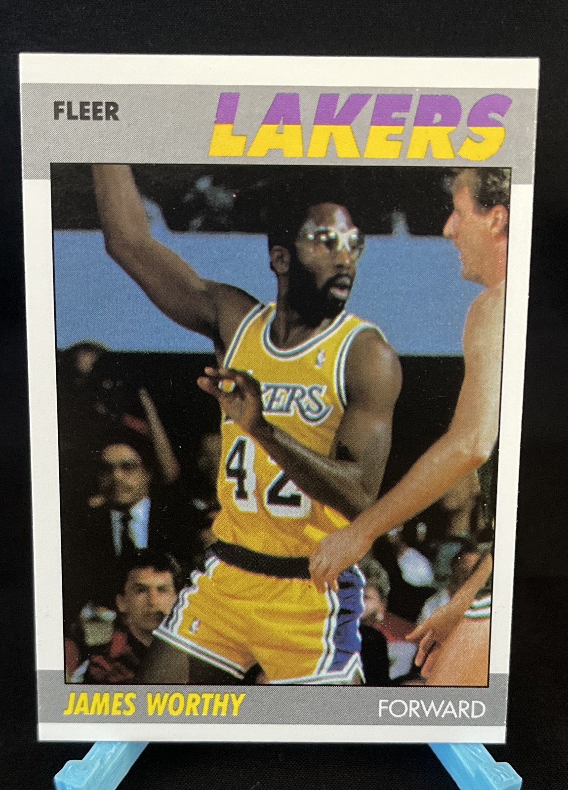 1987-88 Fleer - James Worthy #130 1987-88 Fleer - James Worthy #130