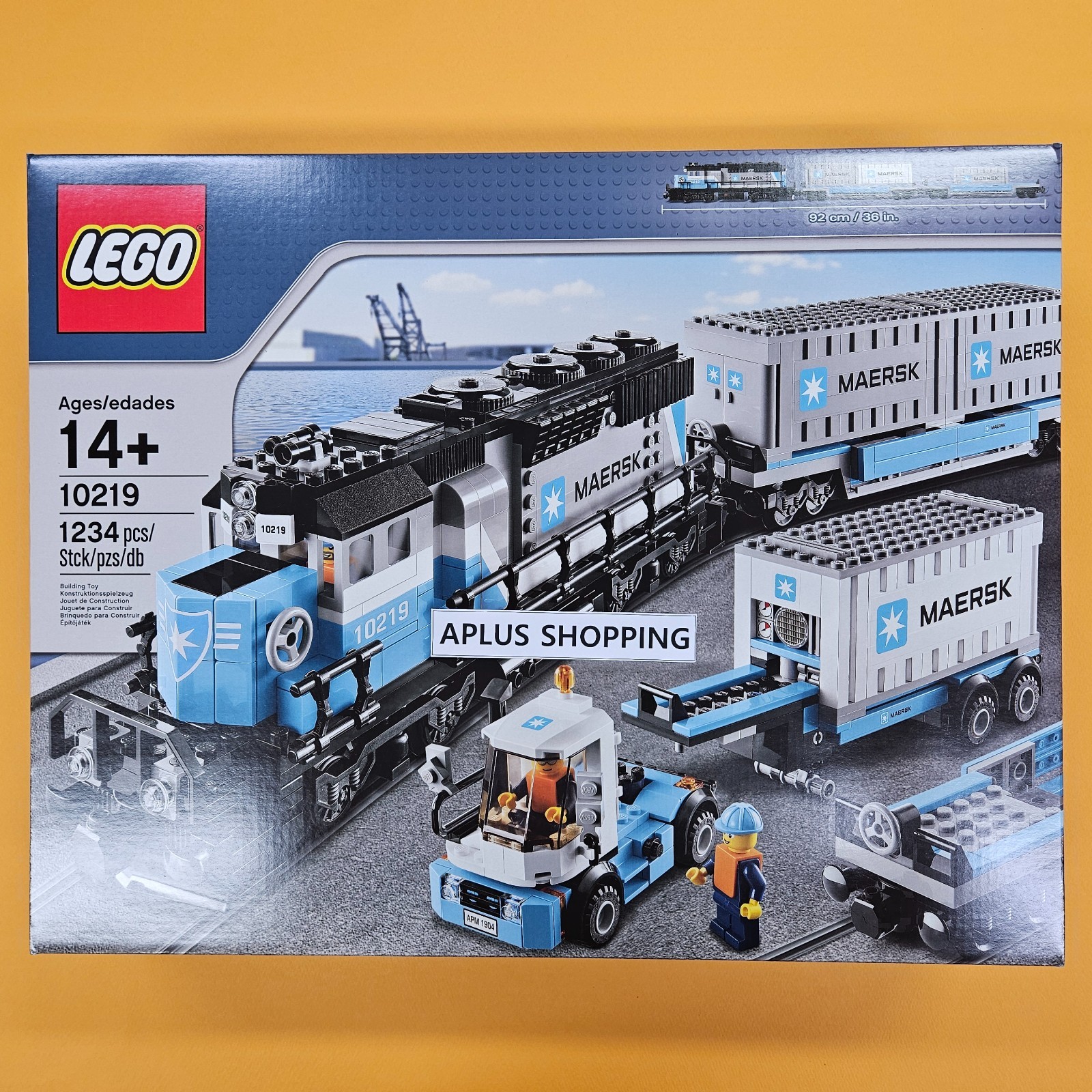 Lego 10219 Maersk Train | Retired Rare Item Sealed Never Opened Lego 10219 Maersk Train | Retired Rare Item Sealed Never Opened