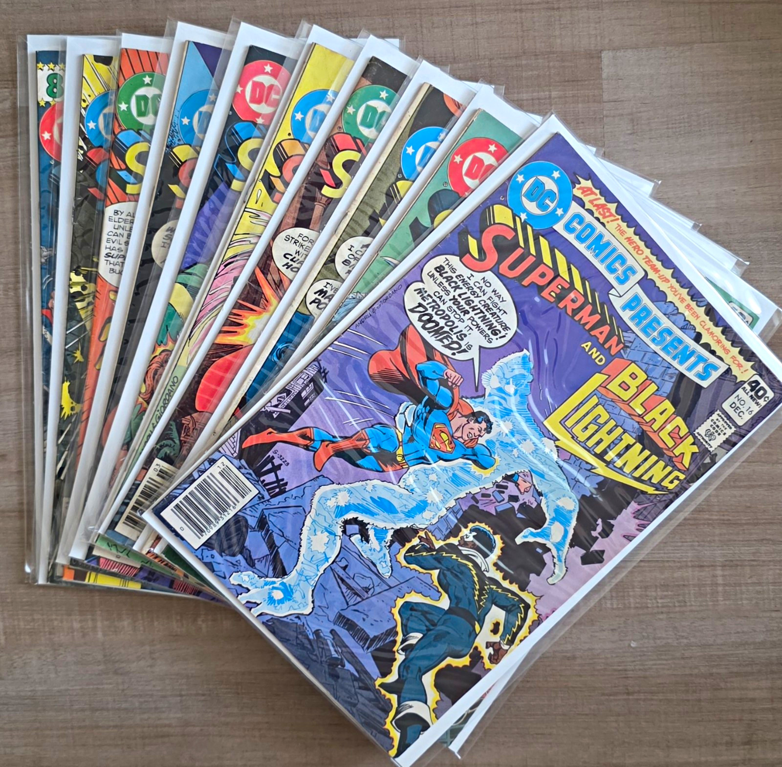 DC Comics Presents 16-25 Lot Superman Black Lightning Team-Ups DC Comics Presents 16-25 Lot Superman Black Lightning Team-Ups