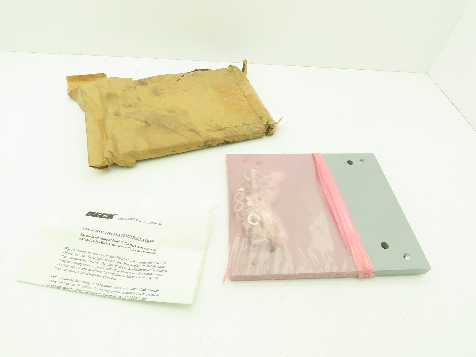 Harold Beck & Sons 20-2811-01 Adaptor Plate Assembly 10-1/8\