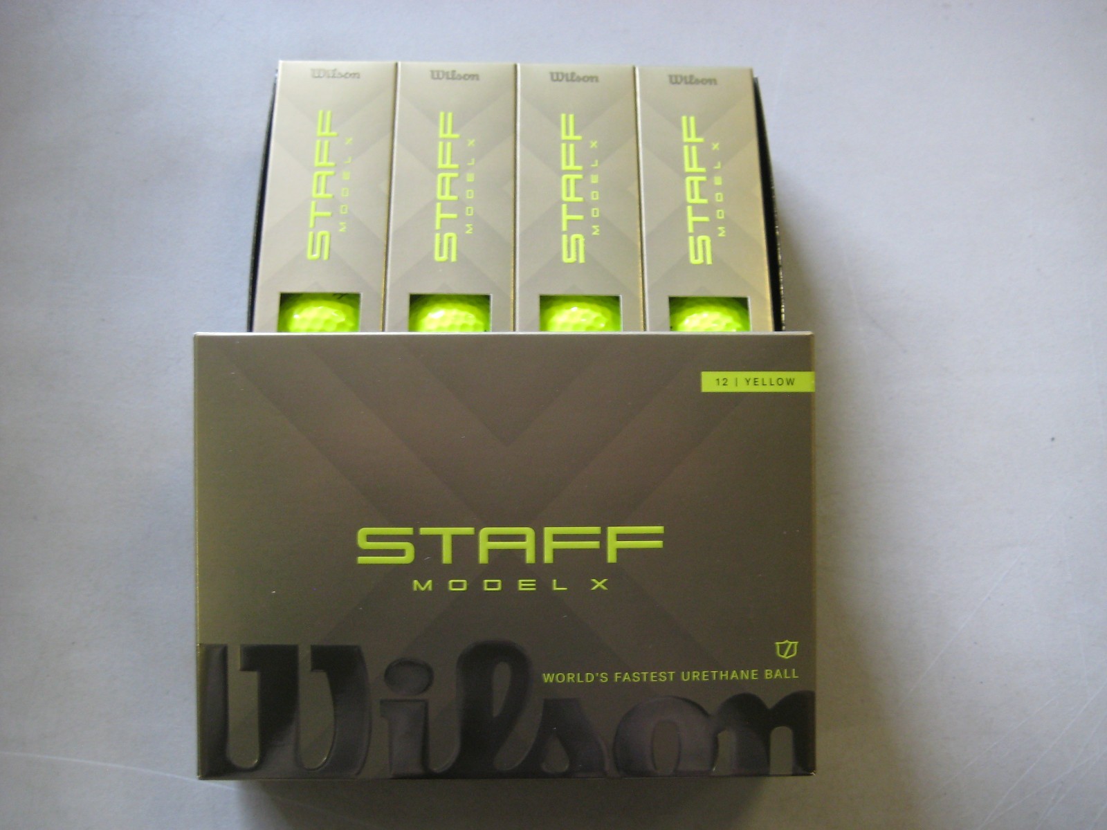 1 dz BRAND NEW 2026 Wilson Staff Model X  golf balls 4 piece Yellow