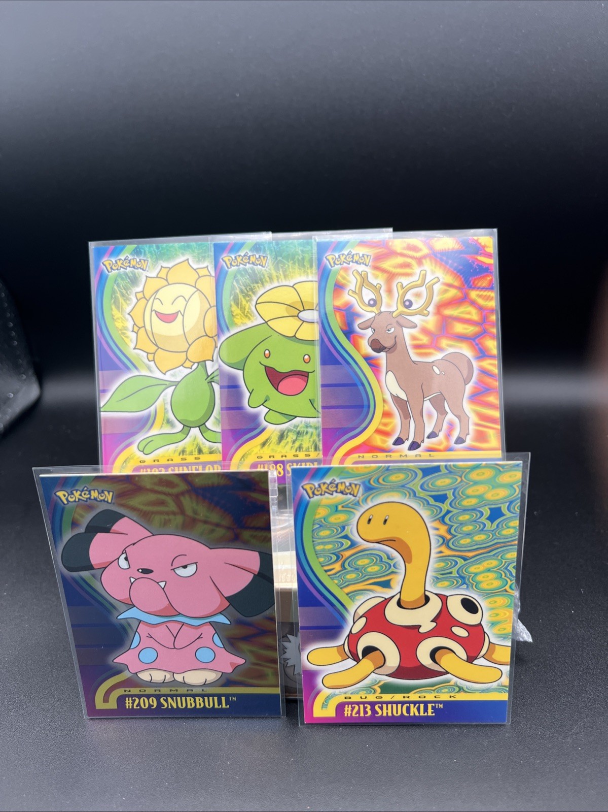 Vintage 2001 Topps Johto Pokémon Lot Of 5 Cards NM Vintage 2001 Topps Johto Pokémon Lot Of 5 Cards NM