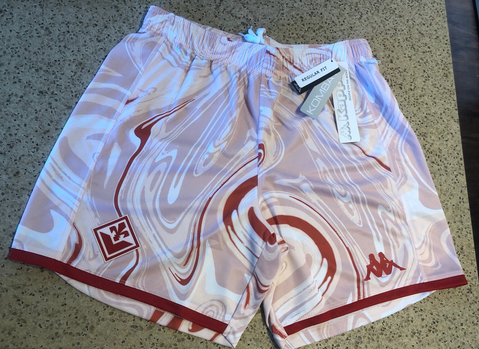 ** Fiorentina ACF 23/24 Kappa Fourth Soccer Football Shorts NWT EU 2XL US XL