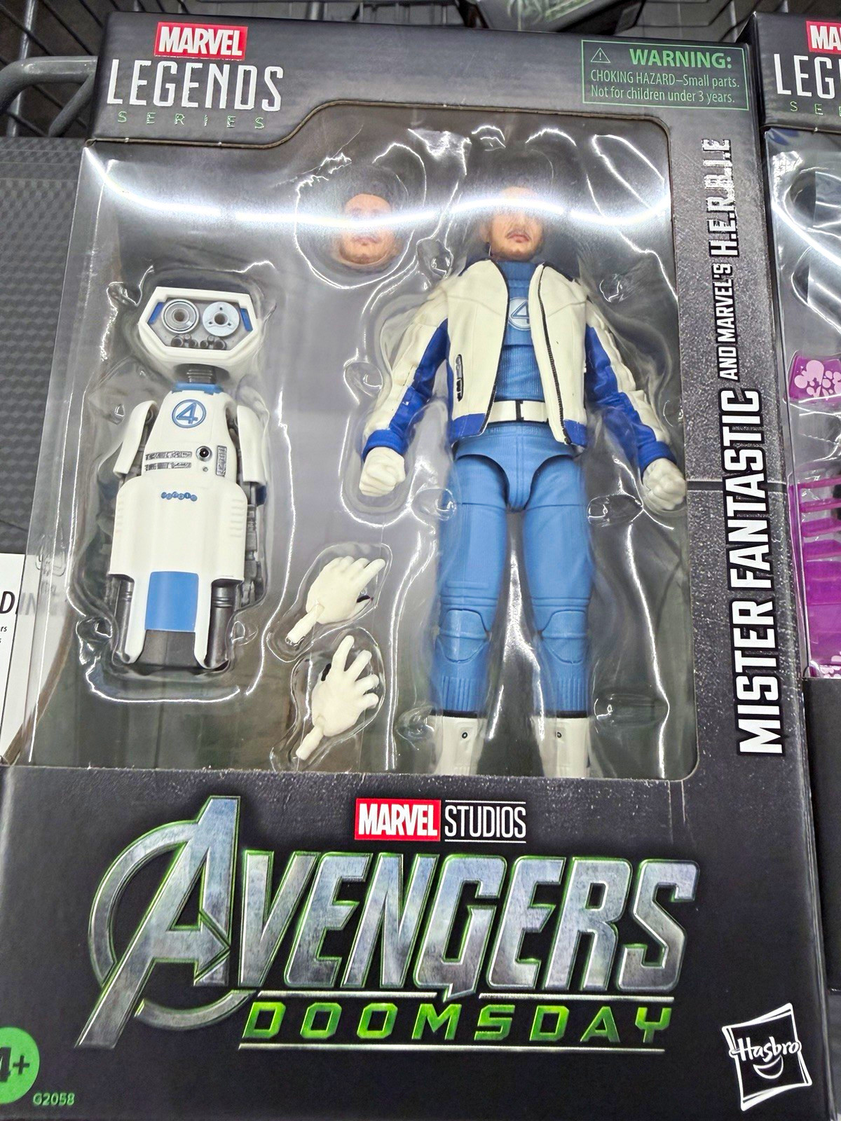 Hasbro Marvel Legends Mister Fantastic & H.E.R.B.I.E. Figure Set w/ Alt Hands