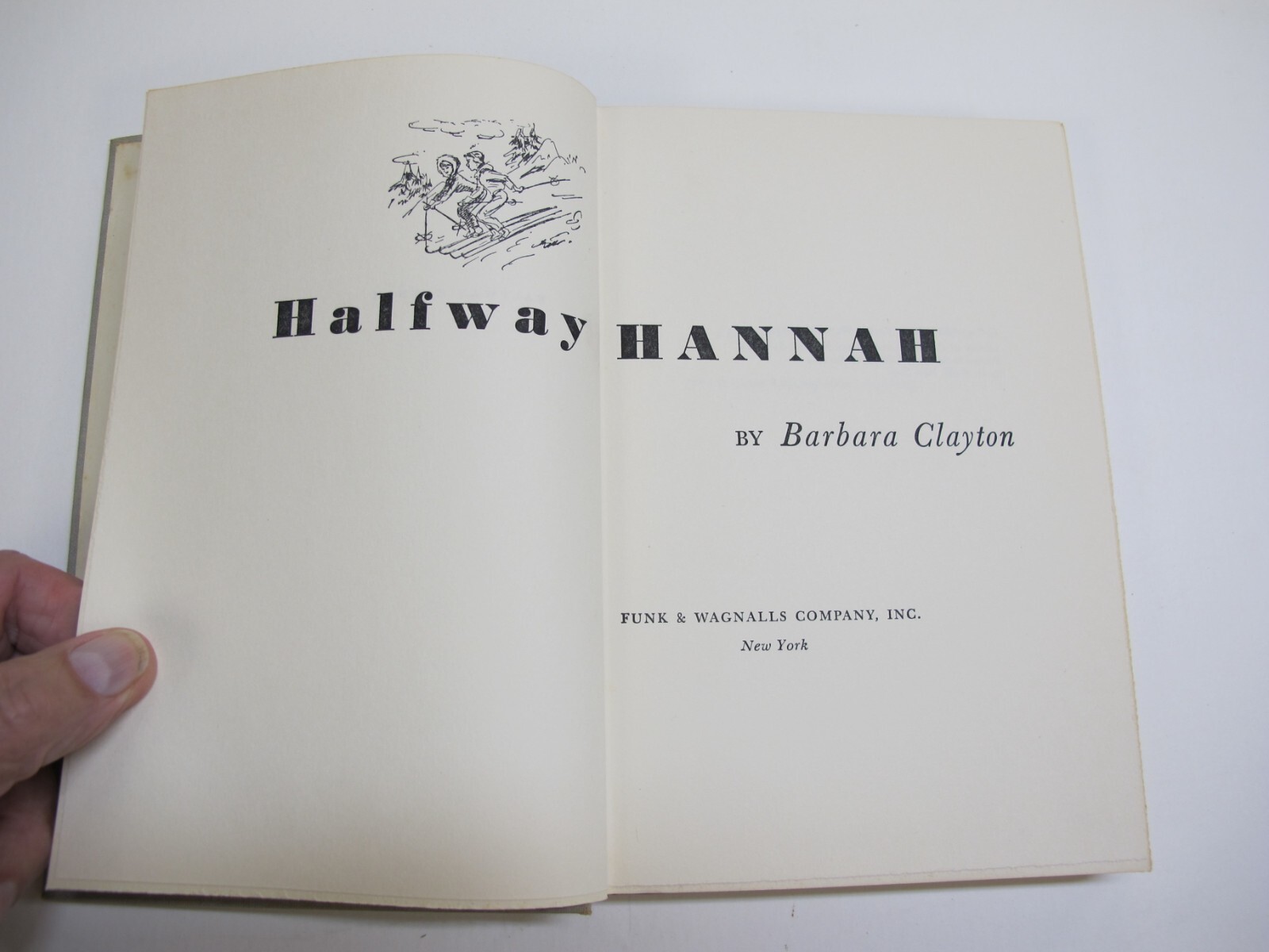 Halfway Hannah, Barbara Clayton, 1964, 1st edition, Funk and Wagnalls Co