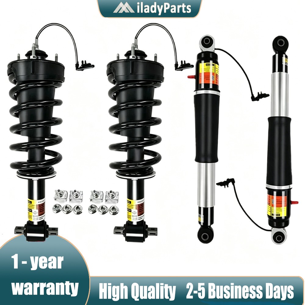 4X Fit GMC Yukon Denali Escalade Tahoe Suburban Front Rear Shock Strut Magnetic
