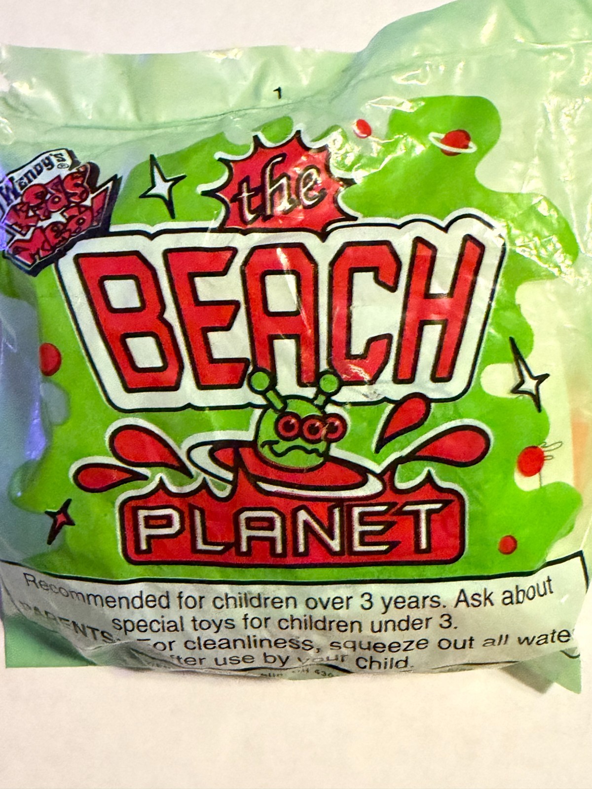 1998 Wendy’s Kids Meal Toy The Beach Planet Alien Figure Sealed New in Bag 1998 Wendy’s Kids Meal Toy The Beach Planet Alien Figure Sealed New in Bag