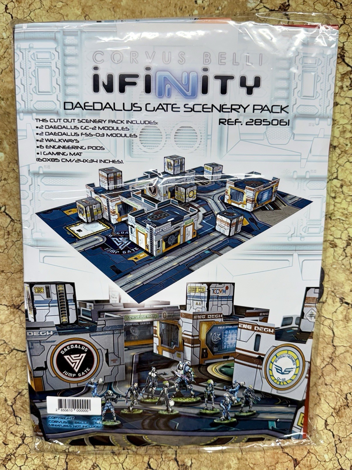 Infinity Daedalus Gate Scenery Pack Corvus Belli Cardboard Terrain NEW Sealed Infinity Daedalus Gate Scenery Pack Corvus Belli Cardboard Terrain NEW Sealed