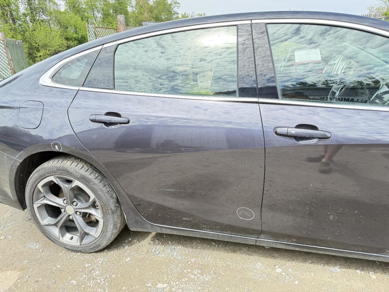 2017-2025 Chevrolet Malibu Right Passenger Side Rear Door Gray