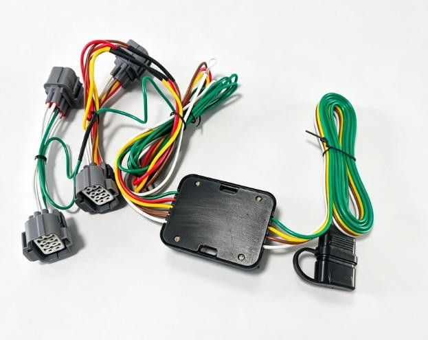 New 4-Way Trailer Wiring Harness For Honda Ridgeline 2006-2011 2012 2013 2014