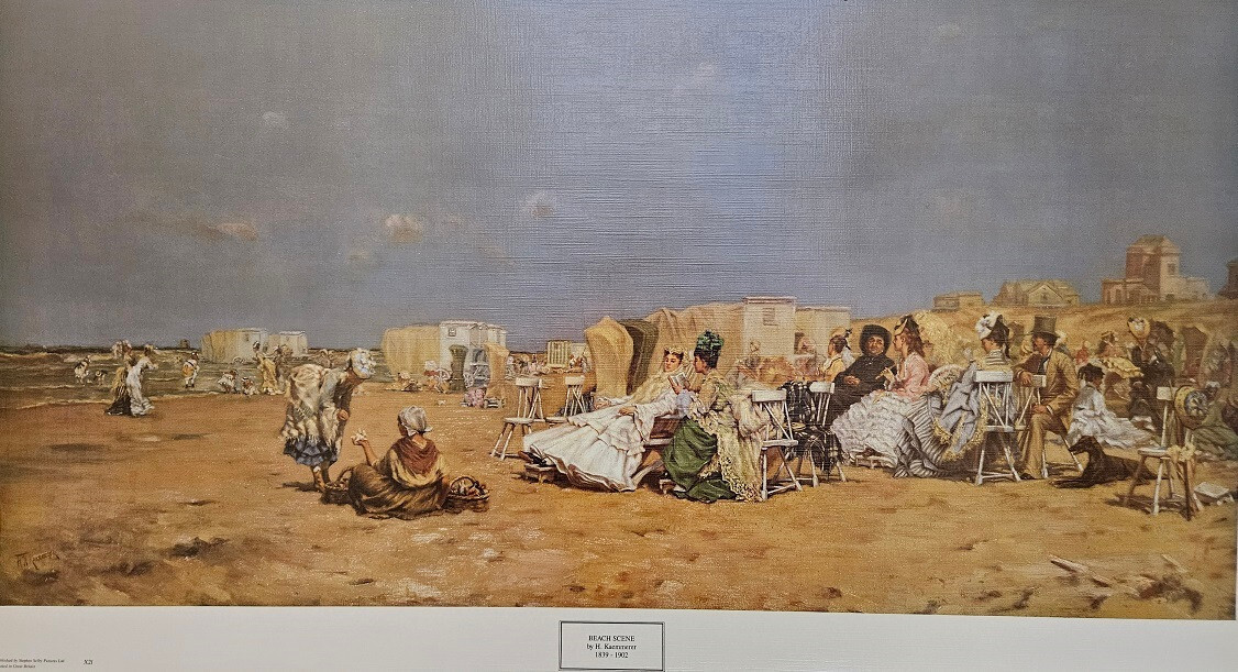 Stephen Selby Print - BEACH SCENE by H. Kaemmerer