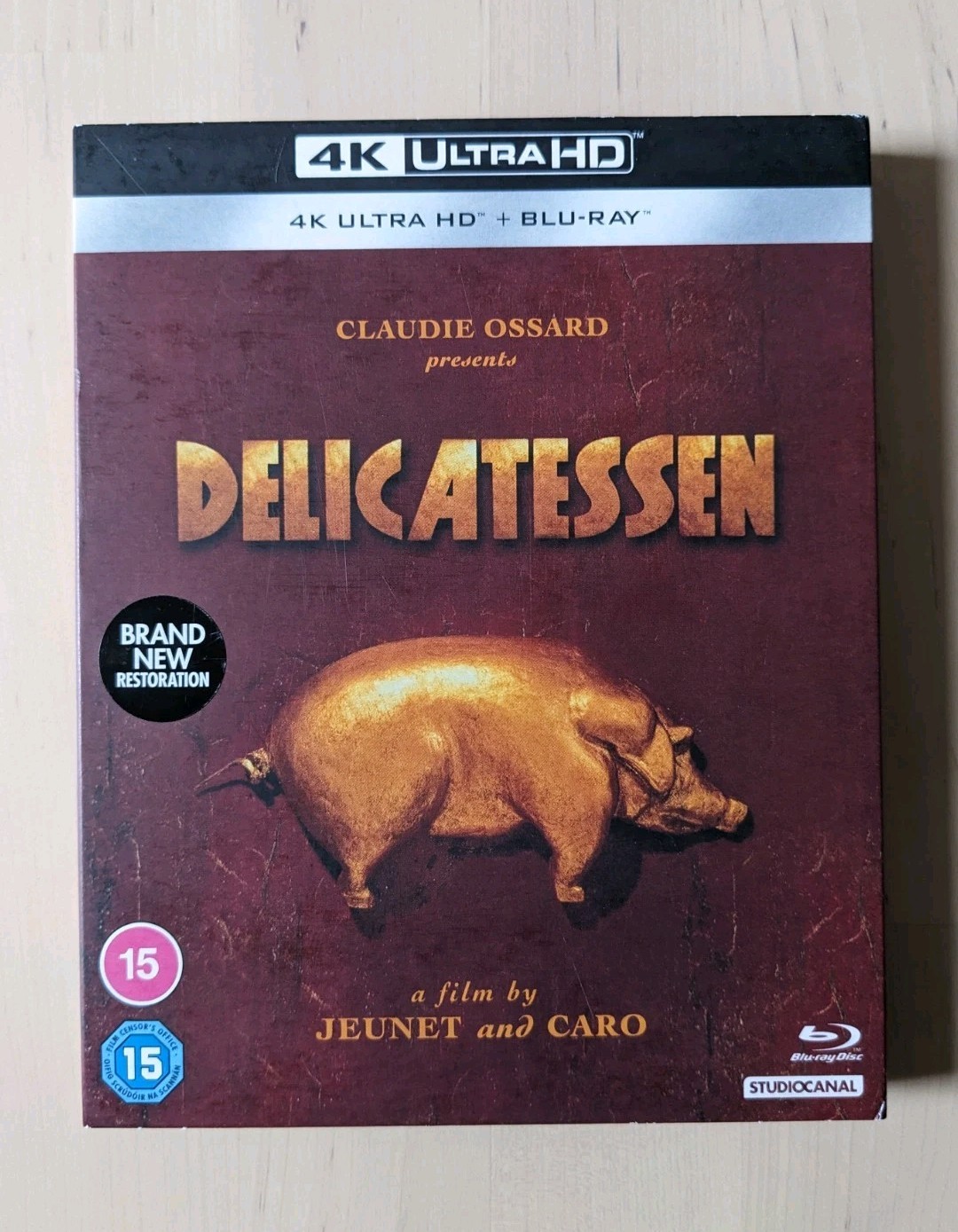 DELICATESSEN (1991) 4K UHD Blu-Ray  (4K disc is USA Compatible) w/Slipcover