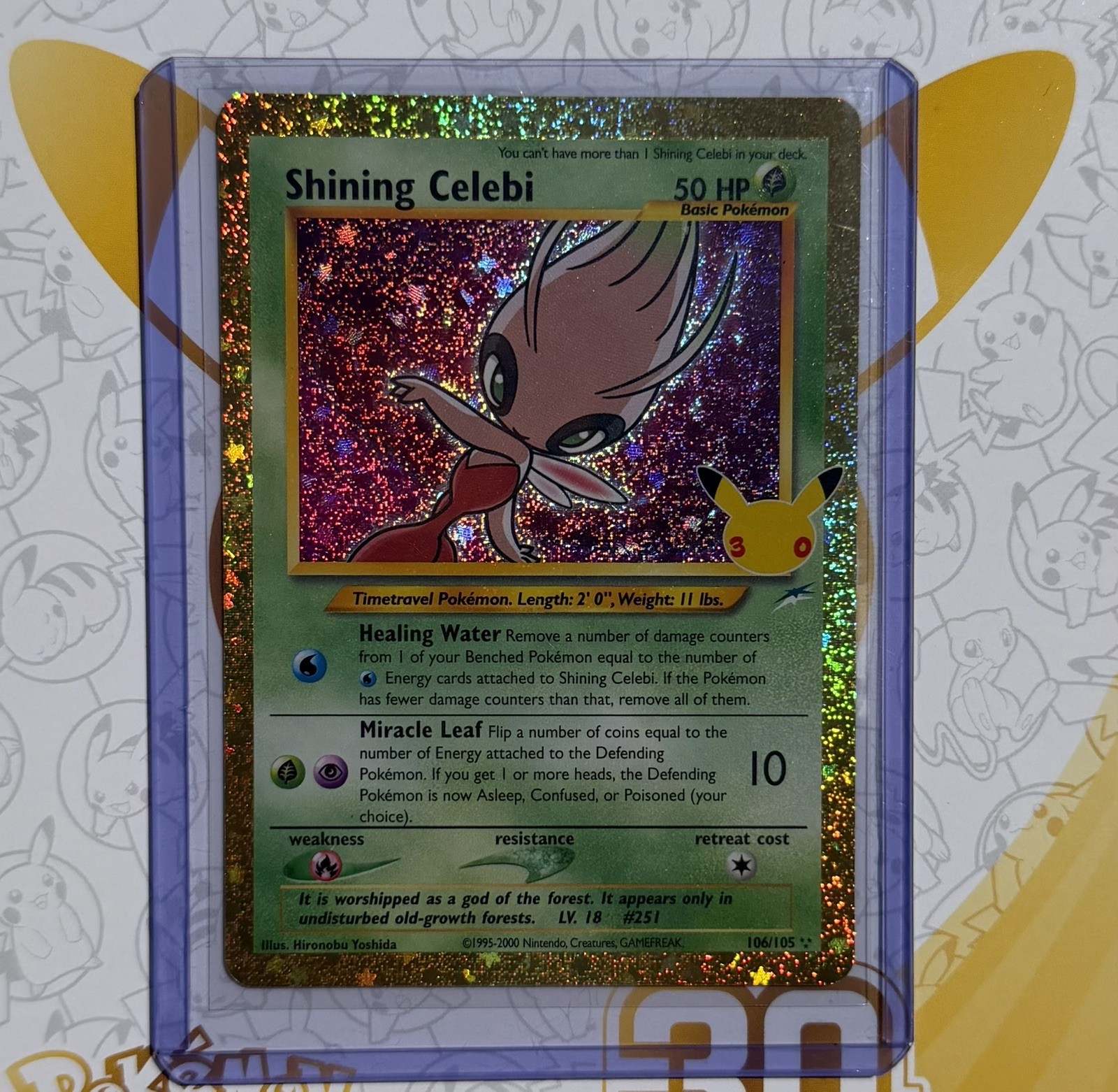 Pokemon TCG Shining Celebi 106/105 - 2026 Pokemon 30th Anniversary English