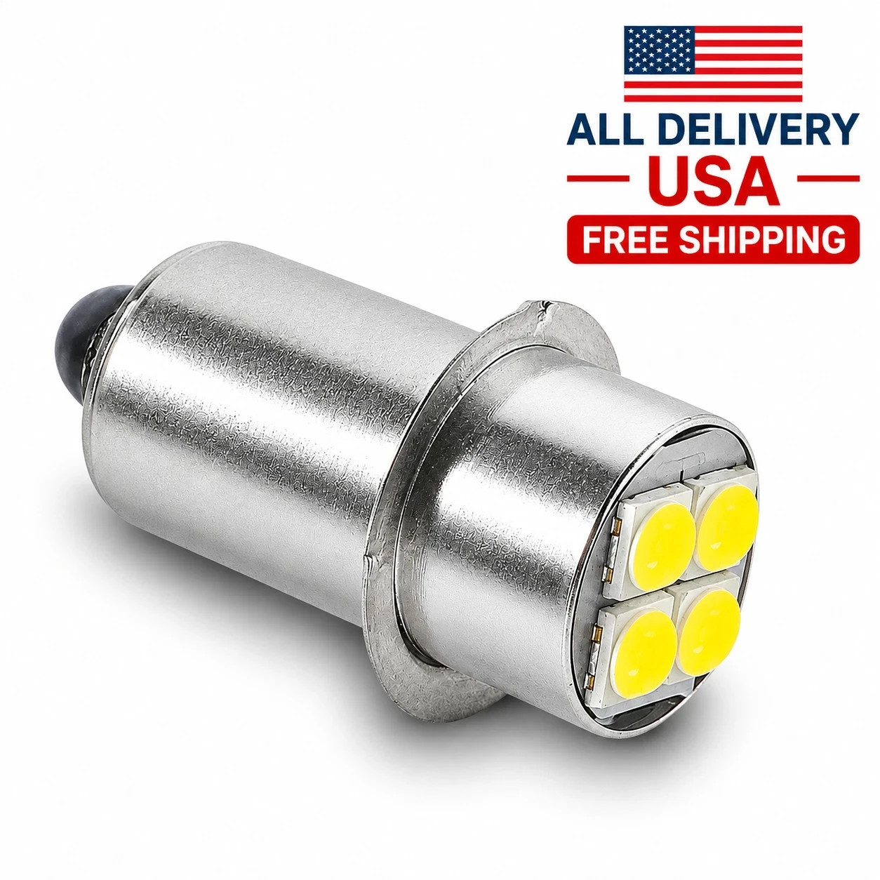 For MAGLITE Super Bright LED Upgrade Bulb Drop In Replacement 2 3 4 5 6 Cell C/D