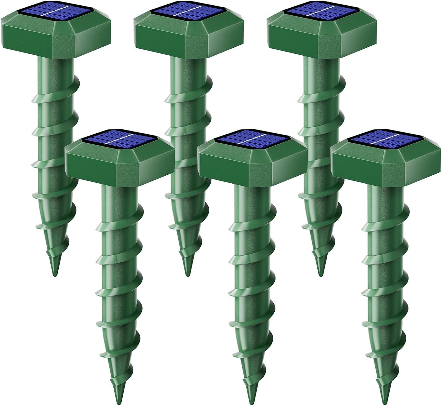 Mole Repellent Solar Powered, 6 Pack Snake & Skunk Repellent for Yard, Mole Repellent Solar Powered, 6 Pack Snake & Skunk Repellent for Yard,