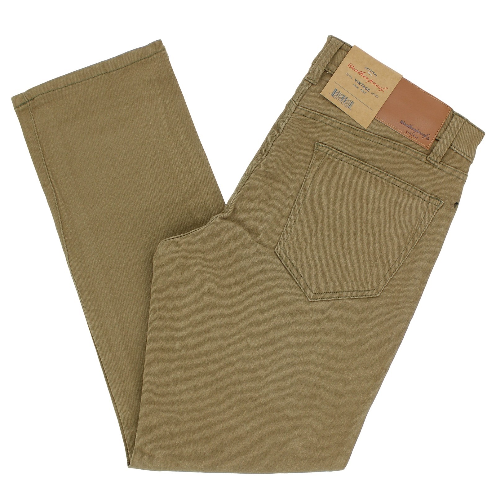 Weatherproof Vintage Comfort Pants, Men\'s Straight Leg 5 Pocket Casual Pants