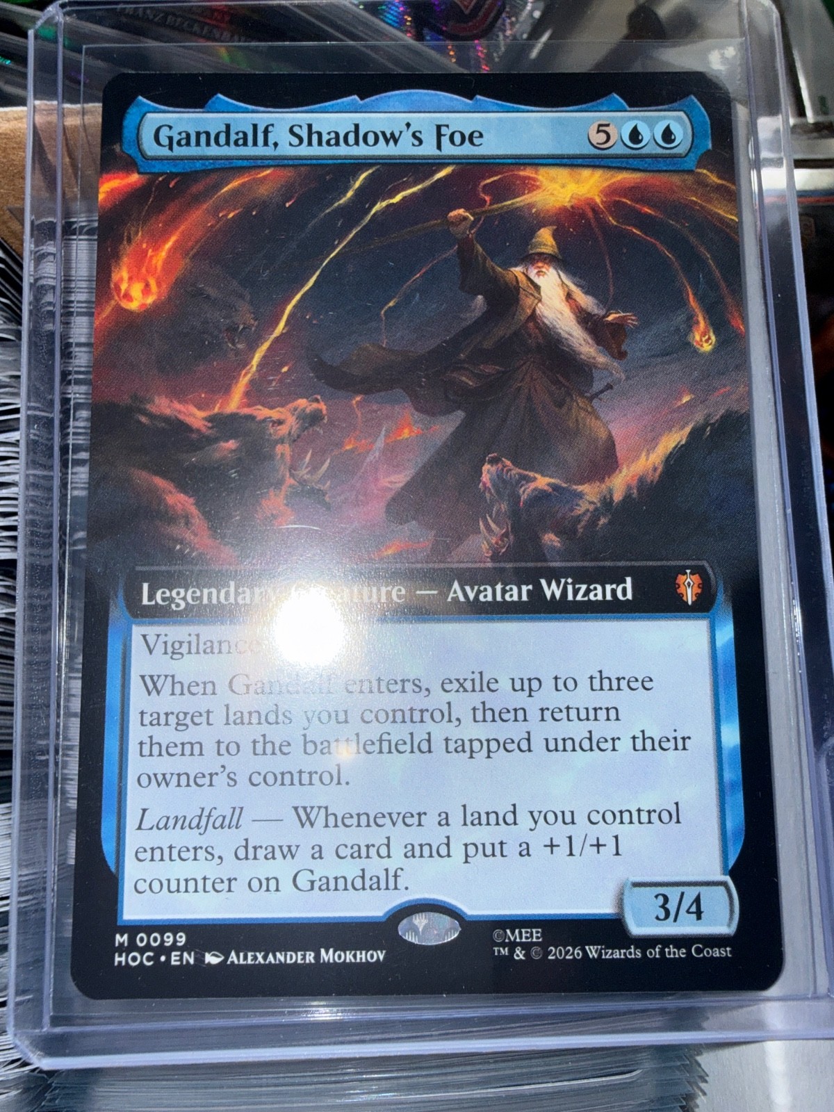 Gandalf, Shadow\'s Foe M 0099, NM Extended Art, MTG The Hobbit: Eternal Legal HOC Gandalf, Shadow\'s Foe M 0099, NM Extended Art, MTG The Hobbit: Eternal Legal HOC