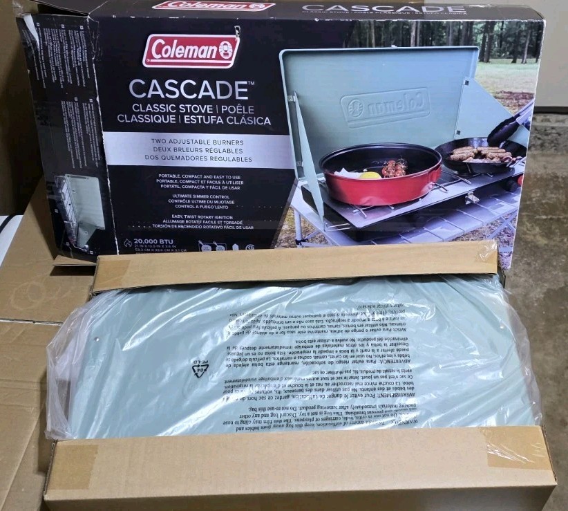 Coleman Cascade Classic Stove 2-Burner Camp Stove Coleman Cascade Classic Stove 2-Burner Camp Stove
