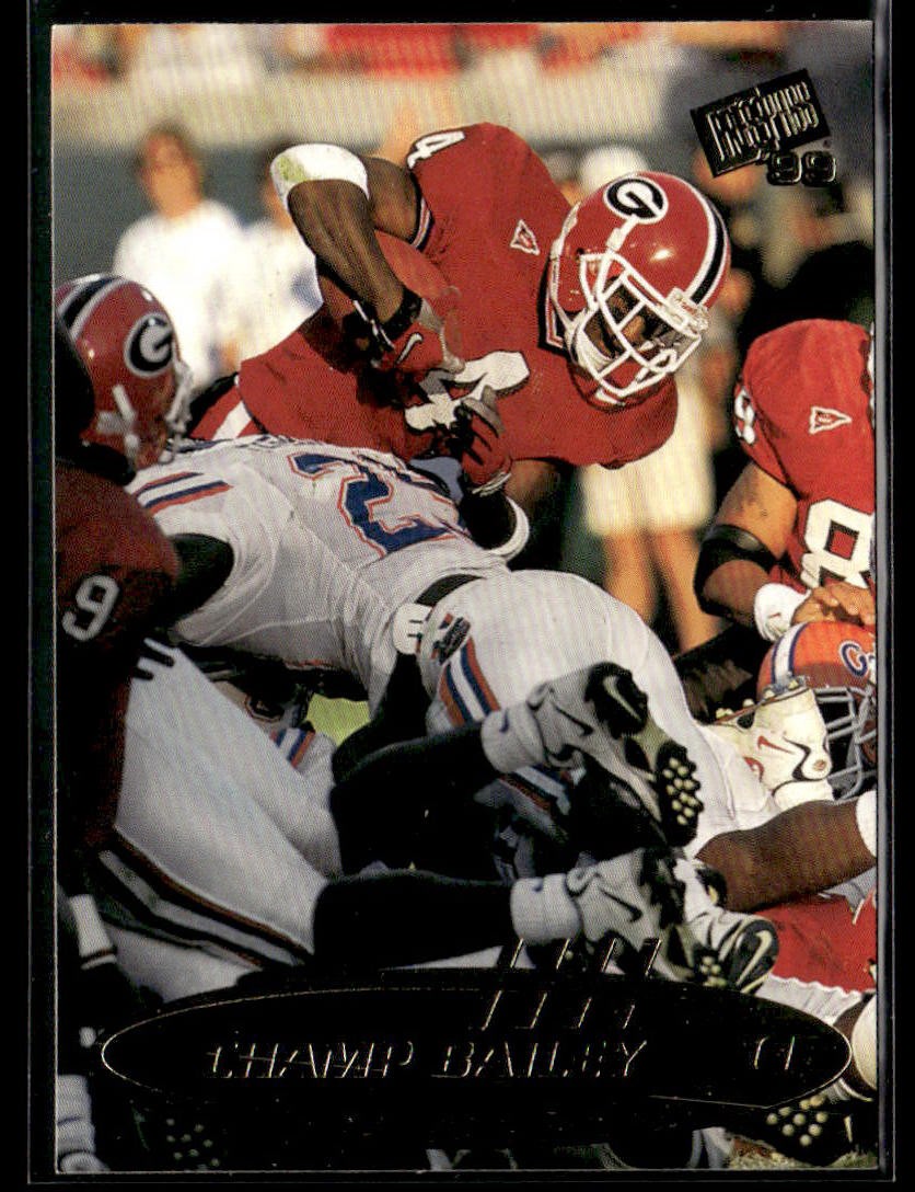 1999 Press Pass Champ Bailey #3 Gold HOF Rookie Card RC